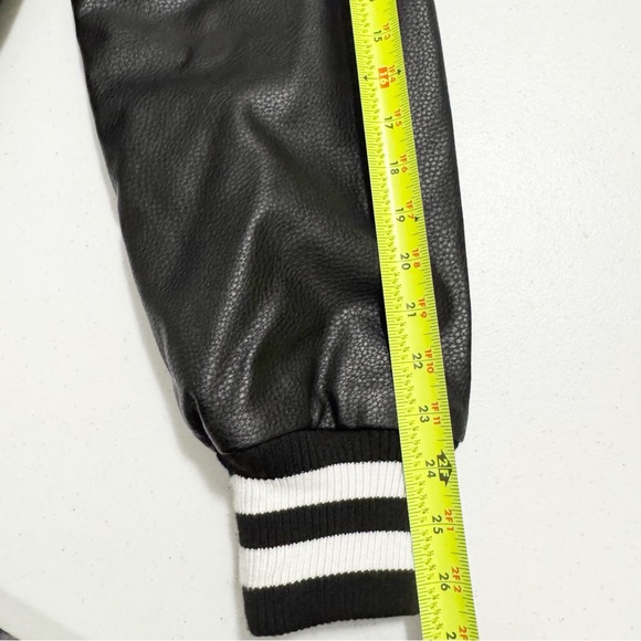 Smoke Rise Black Varsity Jacket XL - Picture 11 of 12